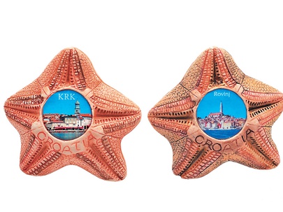 Morska zvijezda oslikana 3D